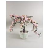 Chinese glass bonsai tree