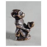 Vintage erotic art brass monkey figurine