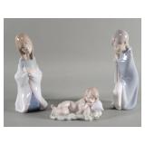 Three Lladro porcelain figurine