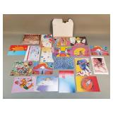 Vintage Peter Max postcard collection