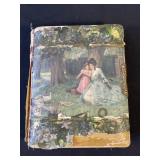 Large antique photo album