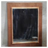 Mid-century-style custom-made wall mirror
