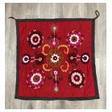 Vintage Asian handmade embroidered textile