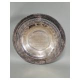 Silver plate Commemorative bowl trophy.
