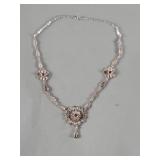 Antique Victorian sterling silver filigree