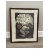 Framed Diego Rivera print