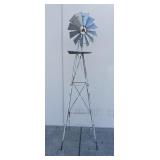 Vintage metal garden windmill