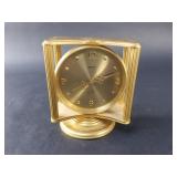 Vintage gold tone brass and glass Carmic Geneve
