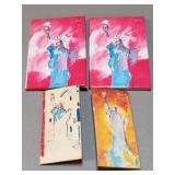 Group of vintage printed Peter Max Lady Liberty