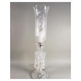 Baccarat crystal "Medallion" Lustre hurricane lamp