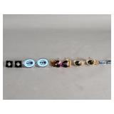 Six pairs of vintage Swank cufflinks