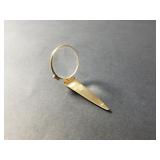 Antique 14k gold folding magnifying lens