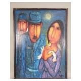 Rene Cazassus signed oil on canvas
