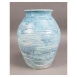 Signed studio pottery vase