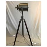 Hollywood movie set tripod spotlight inspired lamp