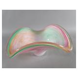 Murano hand blown glass bowl