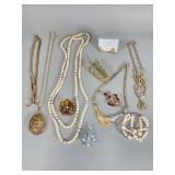 Vintage designer costume jewelry