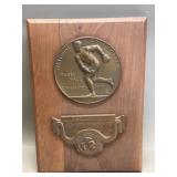 1963 USC baseball national championship plaque