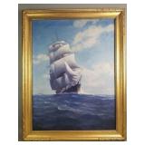 Vintage signed Vivian Forsythe Porter oil on