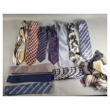 Group of vintage designer ties