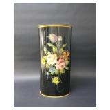 Vintage hand painted floral Taleware umbrella