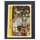 1986 Fleer Pat Ewing rookie sticker card