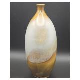 Signed studio pottery stoneware vase with