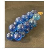 Vintage acrylic blue grape cluster