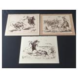 Ed Askew 3 hand signed & numbered prints