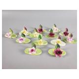 Crown Staffordshire fine bone china place holders