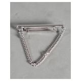 Anson sterling silver tie clip