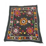 Handmade Suzani-style table cover