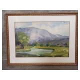 Vintage framed mixed media