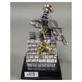 Sterling silver clad Judaica figure