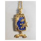 Salvador Teran Marbel necklace & pendant