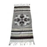 Zapotec style hand woven wool rug
