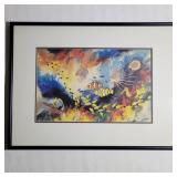 Signed serigraph from original watercolor