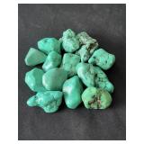 Large lot of turquoise stones