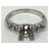 Vintage palladium ring