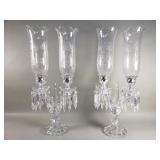 Pair of vintage Bacarat crystal lusters