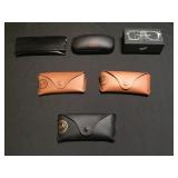 Sunglass cases Ray-Ban, Persol, Saint Laurent