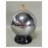 Mid century chrome bowling trophy liquor