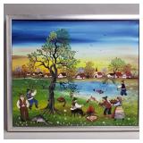 Signed Kowalski oil painting on canvas