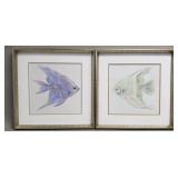Pair of framed prints