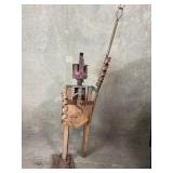 Scrap metal sculpture as is