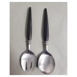 Mid-century Modern stainless steel and composite