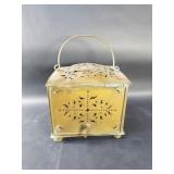 Antique copper foot warmer