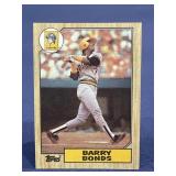 1987 Topps Barry Bonds rookie card