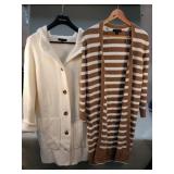 Pair of vintage Ann Taylor long sweaters