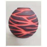 Signed Vivarini X Michael Reza Murano glass vase